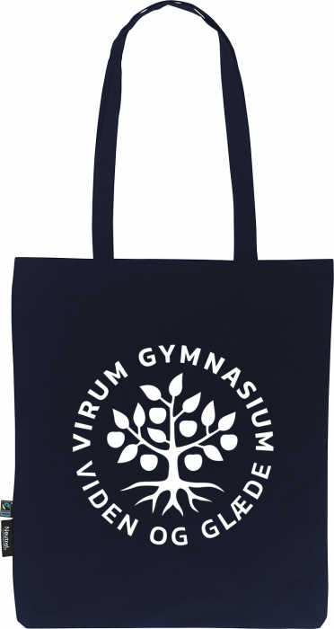 Neutral - Vg Organic Tote Bag With Long Handles - Navy