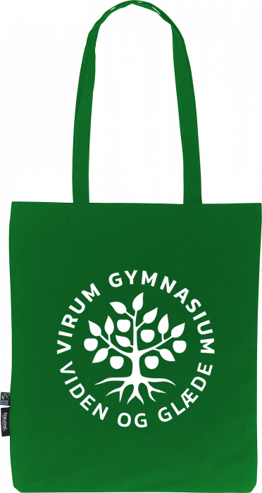Neutral - Vg Organic Tote Bag With Long Handles - Bottle Green